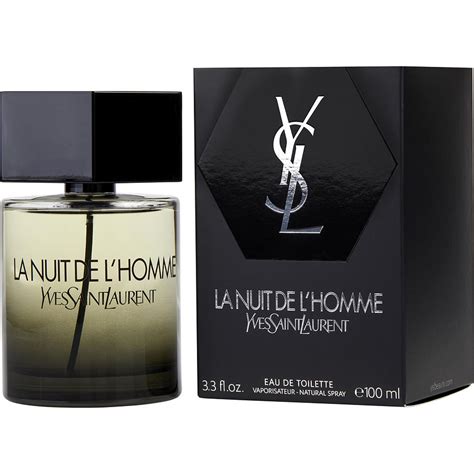 yves saint laurent edt d'homme la nuit|la nuit de l'homme price.